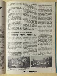 Modellistica : IL Giornale Dell ' Aeromodellista , Radiocomando - Agosto 1984 - Vintage Magazine - İtalyanca Uzaktan Kumandalı Model Uçak Dergisi - TRD Air 40 Automatic - He 162 D Salamander - Hornet - Skyhawk Blue Angels - F84F Thunderstreak - F86 Sabre - F100 Super Sabre - F16 Fighting Falcon - Trofeo Vellano - Sagittario - ASW 19 - YAK 18 PM - Telex - Sonar - Flamingo - Rieti 4 -  Calypso F3A Campione Del Mondo - Taxi II - Twin Launch Engine