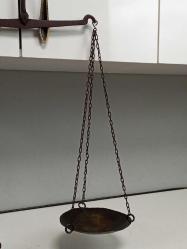 Antika Osmanlı Bronz Kefeli Aktar Terazisi