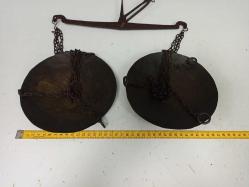 Antika Osmanlı Bronz Kefeli Aktar Terazisi