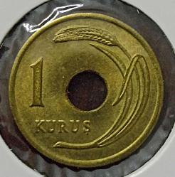 # 1951 1 Kuruş Ćil #
