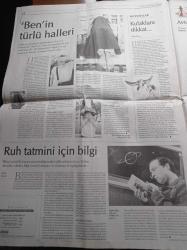 Cumhuriyet Pazar Gazetesi - 15 Ağustos 2004 - Sayı 960 -  Ben Barmen Vefa Zat - Üzüm Günleri - Ruh Tatmini İçin Bilgi - Briç Şampiyonası -Arzu Yanardağ - Babam Can Yücel - Tarih Vakfı - Barışa Rock Ya Da Rock'n Coke
