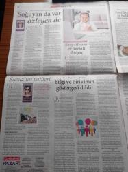 Cumhuriyet Pazar Gazetesi - 6 Eylül 2020 - Sayı 1591 - Oyuncu Tülin Özen Fotoğrafı - Kırmızı Oda Dizisi - Susel Ateş Kendi Şarkısıyla Yola Çıktı - Ulusal Takım Teknik Direktörü Şenol Güneş'ten Milli Takım Heyecanına Çağrı - Yannis Ritsos'un Barışı - Zonguldak'tan Hüzün Ve Umut Hikayesi - Fotoğrafçı Emel Ernalbant - Uzaktan Eğitim