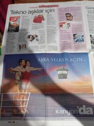 Cumhuriyet Sevgililer Günü Gazetesi - 9 Şubat 2008 - Aşk Tazelemek İçin Romantik Filmleri Seyredin - Doktor Jivago - Melekler Şehri - Sil Baştan - Giysinizi Burcunuza Göre Seçin - Türk Hava Yolları 1 Euro'ya Uçuyor - Tekno Aşklar İçin - Sevgiliye Özel Hediyeler - Valentinus Ve Hikayesi- Bir Şiir Yeter - Ben Sana Mecburum Şiiri - Attila İlhan - Aşkın Taşı Pırlanta