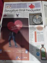 Cumhuriyet Sevgililer Günü Gazetesi - 9 Şubat 2008 - Aşk Tazelemek İçin Romantik Filmleri Seyredin - Doktor Jivago - Melekler Şehri - Sil Baştan - Giysinizi Burcunuza Göre Seçin - Türk Hava Yolları 1 Euro'ya Uçuyor - Tekno Aşklar İçin - Sevgiliye Özel Hediyeler - Valentinus Ve Hikayesi- Bir Şiir Yeter - Ben Sana Mecburum Şiiri - Attila İlhan - Aşkın Taşı Pırlanta