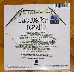 PLAK DEĞİLDİR * METALLICA * AND JUSTICE FOR ALL (1989) * 2018 REISSUE DIGIPAK CD AMBALAJINDA SIFIR