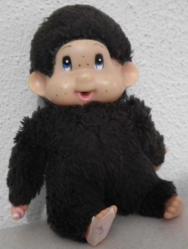 BİBERON EMEN PELUŞ MONÇİÇİ BEBEK VİNTAGE OYUNCAK BOY KUYRUK HARİÇ 19 CM