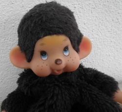 PELUŞ MONÇİÇİ BEBEK VİNTAGE OYUNCAK BOY KUYRUK HARİÇ 18 CM