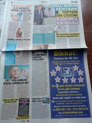 Sözcü Pazar Gazetesi - 10 Ocak 2016 - Star Sara Türkiye'de 14.6 Milyon Lira Hasılat Elde Etti - Beyonce 118 Milyon kişiyi Eğlendirecek - Cem Yılmaz - Emrah Oğlu Elyesa'ya Belçika'da Villa Aldı - Kurtlar Vadisi'nin Ajan Zeynep'i Defne Samyeli Bond - Türkan Şoray
