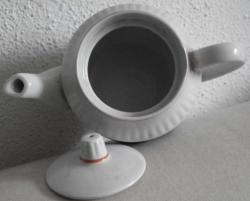 VİNTAGE KUŞLU ÇİÇEKLİ RUS DEMLİK ÇAYDANLIK AĞIZ ÇAPI 7.5 CM DERİNLİK 10.5 CM