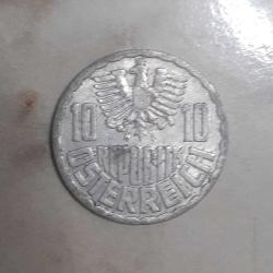 Avusturya 10 Groschen 1968