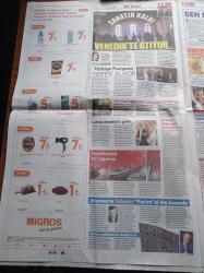 Sözcü Şık Gazetesi - 16 Mayıs 2015 - Türkan Şoray'ın Kızı Yağmur Ünal Hayat Kadınını Canlandıracak - Cem Yılmaz'ın Dolmuşu Polise Yakalandı - Berrak Tüzünataç'tan U Dönüşü - Ivana Sert Yeni Aşkıyla Geziuor- Cansu Dere - Yonca Zeytinoğlu - Mustafa Alabora - Galatasaray Aşkı Doludizgin - Semih Kaya - Azra Akın Fotoğrafı