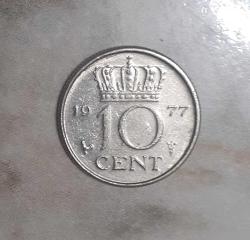 Hollanda 10 Cent 1977