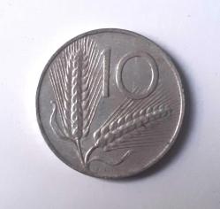 İtalya 10 Lire 1954