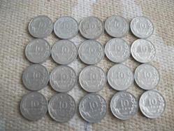 24 - 1980'Lİ YILLARDAN ALÜMİNYUM  - 10 LİRA - 20 ADET