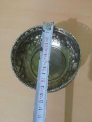 ALPAKA GÜMÜŞ KAPLAMA ŞEKERLİK ESKİ VE GÜZEL