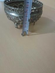 ALPAKA GÜMÜŞ KAPLAMA ŞEKERLİK ESKİ VE GÜZEL