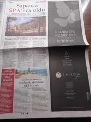 Hürriyet Seyahat Gazetesi - 8 Nisan 2008 - SPA - Toros Dağları Manzarasıyla Ayurveda Ve Wellness Keyfi - Bali Ve Tayland'ın Sihrini Kıbrıs'a Taşıdılar - Ambiyans Ödüllü SPA - Evde Kendinizi Spa'yla Şımartın - Türkiye'nin SPA'ları Dünya Sıralamasında - SPA Kullanım Kılavuzu