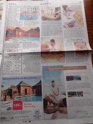 Hürriyet Seyahat Gazetesi - 8 Nisan 2008 - SPA - Toros Dağları Manzarasıyla Ayurveda Ve Wellness Keyfi - Bali Ve Tayland'ın Sihrini Kıbrıs'a Taşıdılar - Ambiyans Ödüllü SPA - Evde Kendinizi Spa'yla Şımartın - Türkiye'nin SPA'ları Dünya Sıralamasında - SPA Kullanım Kılavuzu