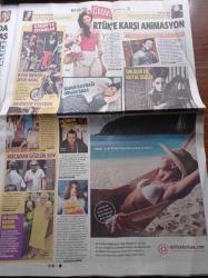 Milliyet Cadde Gazetesi - 18 Mayıs 2010 - Hadise Balkanların En İyi Kadın Sanatçısı Seçildi - Süperstar Ajda Pekkan Bikini Giyecek - Esin Moralıoğlu - Son Maçta Kaçan Şampiyonluk Fenerbahçeli Ünlüleri Şoka Soktu - Alex De Souza - Metin Şen - İlker İnanoğlu - Roman Polanski - Johnny Depp'in Türk Stili Yatı