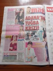 Vatan 34 Gazetesi - 4 Ekim 2005 - Nihan Akkuş Alanya Almanya Dizisi İçin Almanya Öğrenmeye Başladı - Kalitesiz Soba Ve Kömür Can Alır - Yüzen Sergi 14 Ekim'e Kadar Devam Edecek - Ağır Roman'ı Bir De İDOB'tan İzleyin - Sezen Aksu - Cem Karaca'nın Yol Arkadaşları Yaga'da