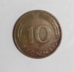 Almanya 10 Pfennig 1980