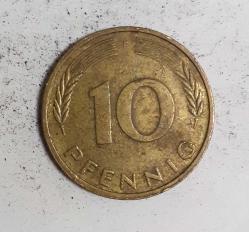 Almanya 10 Pfennig 1981
