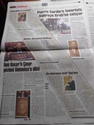 Milliyet Halı Gazetesi -28 Mart 2008 - İstanbul Halı İhracatçıları Birliği Başkanı İbrahim Yılmaz - Halıcılar 3 Nisan'da İstanbul'da Buluşuyor - Halı Timleri Dünya Yollarında - Halıda Küresel Karmaşa Ağı - Pierre Cardin'e Tasarlattı Bahreyn Kralı'na Satıyor - Halı Oscar'lı Mehmet Çınar Gözünü Guinness'e Dikti