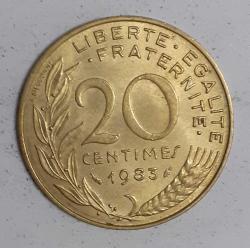Fransa 20 Centim 1983