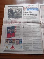 Milliyet Kitap Gazetesi - Eylül 2006 - Kemalizmin Osmanlı Kökleri - Milan Kundera Perde İle Okuru Edebiyatın Dehlizlerine Çağırıyor - Ayşe Kulin'in Kütüphanesi Ve Antika Değerinde Kitapları - Avni Özgürel'den Radikal İslam Hakkında Okuma Listesi - Tahsin Yücel - Füsun Akatlı - Taha Akyol - Sevin Okyay - Murat Belge - Honore De Balzac - Saul Bellow Ve Romanı Kurban Üzerine - Aziz Nesin'in Anıları Kitaplaştı - Bir Jön Arnavut Avlonyalı Ekrem Bey