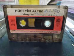 HÜSEYİN ALTIN - DARGINIM - KASET [ilk baskı - sarı bandrol - etiketin iki yüzünde de yazı var]
