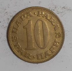 Yugoslavya 10 Para 1979