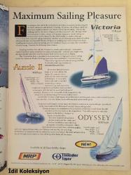 Radio Control Boat Modeler - October 2000 - Vintage Magazine - İngilizce Uzaktan Kumandalı Model Bot Dergisi - Cheap Speed get the most from the 05 motor - Tunnelhull Performance - Construction Build a 50 mph 3.5cc Monohull - Kyosho Atlantio 600 Sport Yacht - Warehouse Hobbies Nitro Gator JR Pull Start - Lehmar - U47 Submarine - Paula III
