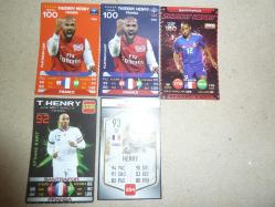 Antika - THİERRY HENRY FUTBOLCU KARTI 5 ÇEŞİT - kitantik - kitaLog
