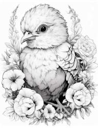 Sevimli Çiftlik Hayvanları Boyama Kitabı (3 Boyutlu)