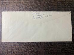USA Amerikan Pullu 1965 Yılında Taahhütlü Postadan geçmiş varış damgalı Uçak Postası boş Zarf US REGİSTERED AİR MAİL