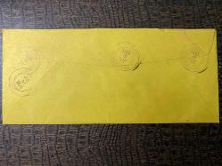 USA Amerikan Pullu 1971 Yılında iadeli Taahhütlü Postadan geçmiş varış damgalı boş Zarf US REGİSTERED MAİL