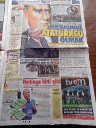 Sözcü Gazetesi - 26 Ocak 2014 - Fenerbahçe Başkanı Aziz Yıldırım Tek Suçumuz Atatürkçü Olmak - Sarı Kanaryalar Vakıfbank'ın 73 Maçlık Yenilmezliğine Son Verdi - Askeri Konvoya PKK Paçavrası Salladılar - Recep Tayyip Erdoğan'ın Her Yerden Mülkü Çıkıyor - Urla'da Villalar Çatalca'da Çiftlik - Fettullah Gülen'i İmamlara Şikayet Etti - Adalet Bakanı Bekir Bozdağ