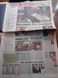 Sözcü Gazetesi - 16 Aralık 2014 - Fenerbahçe Bayburt Önünde - Trabzonspor'un Avrupa'da Rakibi Napoli - Yeni Türkiye Manzarası Çek Arabanı Padişahın Önünden - BTK'nın Arşivinde Yangın Çıktı - Silivri Zindanında Askerlerin Aileleri Haykırıyordu Şimdi Fettullahçıların Ailesi Haykırıyor