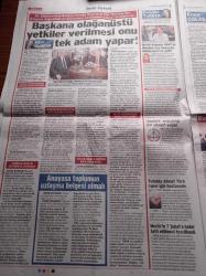 Sözcü Gazetesi - 26 Ocak 2017 - Galatasaray Başkanı Dursun Özbek'in 2018 Planı - Demba Ba Soru İşareti - Hasankeyf'te Türbeyi Taşıyorlar- İlker Başbuğ Anayasa Değişikliğini Sözcü'ye Değerlendirdi Bu Yetkiler Onu Tek Adam Yapar - Millet Evetçiler Hayırcılar Diye İkiye Bölündü - Rıdvan Dilmen - Murat Boz - Burak Yılmaz - Meltem Cumbul - Barış Atay - Gülben Ergen - Haluk Levent