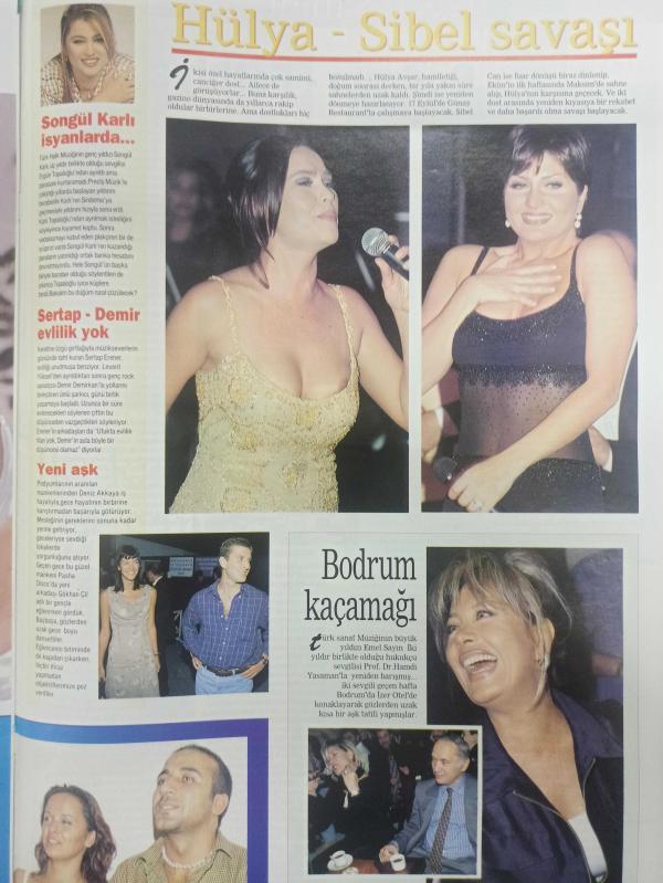 GALA MAGAZİN DERGİSİ Haziran 1998 Helin Avşar Tünay Ürek  