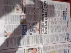 Sözcü Gazetesi - 3 Kasım 2016 - UEFA Avrupa Ligi'nde Fenerbahçe Manchester United Karşısında - Aziz Yıldırım Doğum Gününü Kutladı - FETÖ'nün Şanlı Ordumuzu Düşürdüğü Hale Bak Komutan Sivil Darbeciye Selam Duruyor - Galip Mendi Paşa'nın İsyanı Yunan'a Esir Olsaydım Böyle Muamele Görmedim - Selin Sayek Böke - Adil Öksüz - Muhsin Yazıcıoğlu Suikastında Şok Gelişme