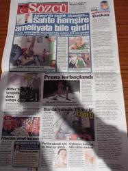 Sözcü Gazetesi - 3 Kasım 2016 - UEFA Avrupa Ligi'nde Fenerbahçe Manchester United Karşısında - Aziz Yıldırım Doğum Gününü Kutladı - FETÖ'nün Şanlı Ordumuzu Düşürdüğü Hale Bak Komutan Sivil Darbeciye Selam Duruyor - Galip Mendi Paşa'nın İsyanı Yunan'a Esir Olsaydım Böyle Muamele Görmedim - Selin Sayek Böke - Adil Öksüz - Muhsin Yazıcıoğlu Suikastında Şok Gelişme