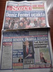 Sözcü Gazetesi - 10 Şubat 2015 - Ergin Ataman Haklı - Real Madrid'de Ancelotti Yerine Zidane - Suriye'den Çalınan Paha Biçilemez Tarihi Eserler İstanbul'da Ele Geçirildi - Recep Tayyip Erdoğan Yolsuzluktan Yargılanan Zahid Akman'la Deniz Feneri Uçakta - Fuat Avni'nin Köstebekleri Belirlendi - Muharrem İnce Hakan Fidan HDP'den Aday Olmalı