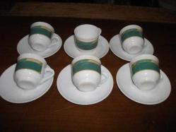 2 - OPAL - KAHVE   FİNCANI - 6 FİNCAN+6 FİNCAN ALTI TABAĞI
