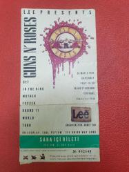 Guns'n Roses 26 Mayıs 1993, İstanbul Konser Bileti