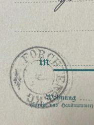 Antiye ALMANYA REİCH DÖNEMİNE AİT 1903 Yılında postadan geçmiş Posta Kartı Damgalı Kendinden Pullu  5 Pfennig Germania Deutsches Reich