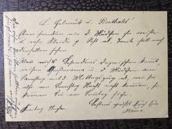 Antiye ALMANYA REİCH DÖNEMİNE AİT 1903 Yılında postadan geçmiş Posta Kartı Damgalı Kendinden Pullu  5 Pfennig Germania Deutsches Reich