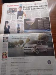 Cumhuriyet Gazetesi - 4 Nisan 2015 - Fenerbahçeli Basketbolcu Lezbiyenim Diye Beni Dışladılar - Eczacıbaşı Ve Vakıfbank'ın Yer Aldığı Şampiyonlar Ligi Dörtlü Finali Başlıyor - Ahmet Davutoğlu Şehit Savcı Mehmet Selim Kiraz'ın Cenaze Törenine Cumhuriyeti Aldırmadı - Özel Güvenlik AKP'nin Eseri - Besteci Söz Yazarı Ve Şarkıcı Kayahan'ı Kaybettik - Berkin Elvan'ı Rahat Bırakın