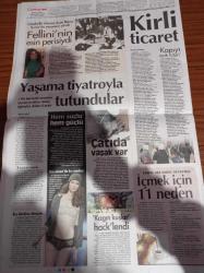 Cumhuriyet Gazetesi - 31 Ocak 2014 - Yolsuzluk Tepkisi Saha Kapattı - Futbolda Döviz Lobisi - İstanbullu Dansöz Ayşe Nana Roma'da Yaşamını Yitirdi - Yolsuzluk Ve Rüşvet Davasından Ortada Kalan İddianame - Savcı Celal Kara - 17 Aralık Davası - KCK Tutuklusu Dalga Geçti Yargı Alay Konusu Oldu- Türk Tabipleri Birliği Hilmioğlu Hemen Bırakılmalı - Barış Atay'ın Oyununa Sansür - Nejat İşler Artık Konuşabiliyor