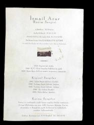 İsmail ACAR - Resim sergisi / Sergi broşürü